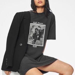 Anine Bing Harley Mohawk Tee Shirt Dress